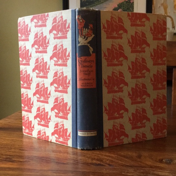 Gulliver’s Travel by Jonathan Swift - 1947 Grosset & Dunlap Publishers New York - Picture 2 of 16